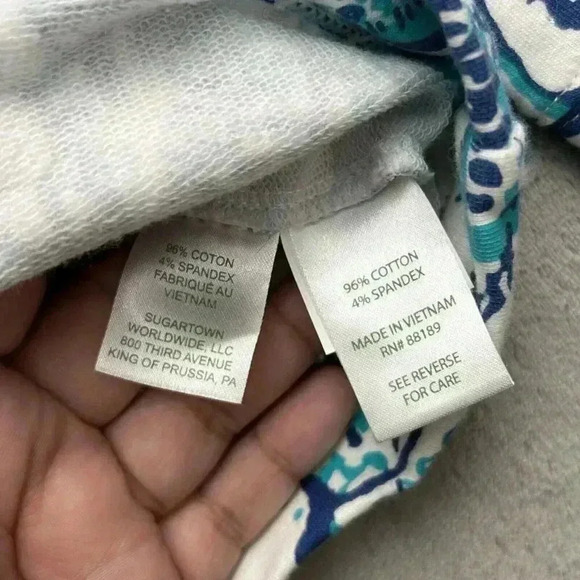 Lilly Pulitzer Hoodie Women XXS UPF 50+ Skipper Popover Keep On Trunkin 1/2 Zip - Picture 8 of 11